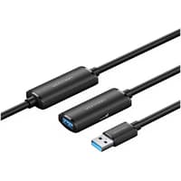 Активный кабель-удлинитель Vention USB 3.0 AM/AF с усилителем - 10м Черный - фото 6