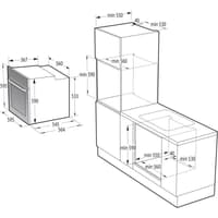 Встраиваемые электрические духовки GORENJE/ Духовой шкаф, 77 л, Класс энергопотребления: A, Механический таймер с функцией отключения, Конструкция: Встраиваемая, Ширина: 595 мм, Высота: 595 мм, черный - фото 11