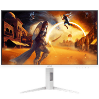 AOC Q27G4/WS 27" 2560x1440, IPS, 200Hz, 80M:1, 450cd, 0.3 ms, HDMI 2.0, DisplayPort 1.4, Height adj 130, pivot, VESA 100, 3Y, White/Silver - фото 1