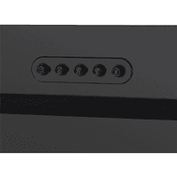 ВЫТЯЖКА HOMSair CROСUS PUSH 52 Glass Black/ полновстраиваемая, кнопочное управление, 3 скорости, 850 м3/ч, до 30 м2, 53 дБ, угольный фильтр CF02X - 2 шт, ШхВхД: 518х191х290 мм, черный цвет - фото 16