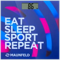 Напольные весы MAUNFELD/ Напольные весы MAUNFELD, индикация заряда батареи, индикация перегрузки, предел взвешивания 150 кг, точность измерения 100 г, материал платформы стекло - фото 3