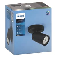 Потолочный светильник Philips PONGEE single spot black 1xNW 230V (лампы в комплект не входят) - фото 4