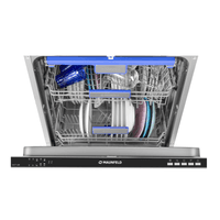 Посудомоечная бытовая машина MAUNFELD MLP-12B/ Полноразмерная, Тип установки: полновстраиваемая 60см Количество комплектов: 14 Управление: электронное с цифровым дисплеем "Cold White» Количество программ: 7 (стекло, интенсивная, стандартная, эко, 90 минут, быстрая, половинная загрузка) Использование моющих средств "All in 1": есть Индикация "Луч на полу": есть Уровень шума, Дб: 47 Максимальный расход воды за цикл, л: 11 Класс энергопотребления: А++ Класс мойки: А Класс сушки: А Энер - фото 18