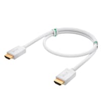 GCR Кабель PROF 2.5m HDMI 2.0, Ultra HD, 4K 60Hz / 5K*30Hz, HDR 4:4:4, 3D, AUDIO, 18.0 Гбит/с, белый, 2 X экран, армирование, GCR-52027 - фото 7