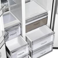 Холодильник Kuppersberg/ KITCHEN RETAIL / Отдельностоящии холодильник Side-by-Side, Габариты (ШxВxГ): 91.1х191.2х60 см, полезный объем хол. камеры: 294 л, электронное управление, Светодиодное освещение, Антибактериальный пластик, система NО FROST, цвет: серебристый - фото 13