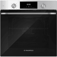 Шкаф духовой MAUNFELD/ 60 см, 78 л, 7 режимов, таймер, гидролизная очистка, дисплей, цвет нержавеющая сталь, фурнитура: серебристый цвет - фото 1