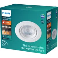 Встраиваемый светильник Philips/ Встраиваемые светильники IMPALA WGDIM SL264 RD 068 6W 27K WH 1PK - фото 8