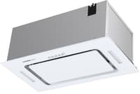 ВЫТЯЖКА HOMSair CROСUS PUSH 52 Glass White/ полновстраиваемая, кнопочное управление, 3 скорости, 850 м3/ч, до 30 м2, 53 дБ, угольный фильтр CF02X - 2 шт, ШхВхД: 518х191х290 мм, белый цвет - фото 1