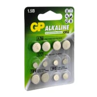 Набор алкалиновых пуговичных батареек GP ACM02F-2CR12 120/1440 - 12 шт. в блистере - фото 5
