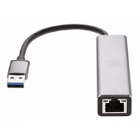 Переходник/ Переходник USB 3.0 -->RJ-45 1000Mbps+3 USB3.0, Aluminum Shell, 0.2м VCOM <DH312A> - фото 2