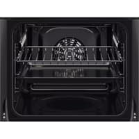 Встраиваемый духовой шкаф ELECTROLUX/ Электрический духовой шкаф с конвекцией, приготовление на пару, объем 65 л, 8 режимов, очистка каталитическая, 2 стекла в дверце, направляющие проволочные, черный цвет - фото 7