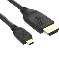 Кабель/ Кабель HDMI-19M --MicroHDMI-19M ver 2.0 1.5m VCOM <CG587-1.5M> - фото 4