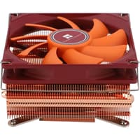Кулер для процессора/ CPU Cooler Thermalright AXP-90 X53 Full (4-pin PWM, 38mm, Cu/Cu, 4x6mm, 1x92mm, 42.58CFM, 22.4dBA, 2700RPM, S: 1851/1700/1200/115X, AM5/AM4, orange, red) - фото 4
