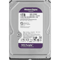 Жесткий диск WD SATA-III 1TB WD11PURZ Surveillance Purple (5400rpm) 64Mb 3.5" - фото 1