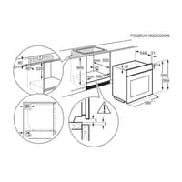 Встраиваемая электрическая духовка Electrolux EOF4P56X - фото 16