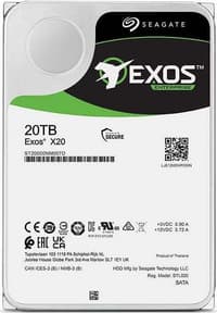 Жесткий диск Seagate HDD Server Exos X20 HDD 512E/4KN (3.5'/20Tb/SATA 6Gb/s/7200rpm) - фото 5