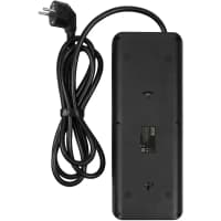 Сетевой фильтр-удлинитель/ PowerCom SP-10 USB2A1CB 1.8M, 10 розеток, черный, 16А, 4кВт, 204Дж, защитные шторки, защита от КЗ, перегрузки и импульсных помех, один порт USB-C(PD20W) и два USB-A(QC3.0) суммарной мощностью 15Вт, кабель 3x1 мм2, ШхГхВ 268х105х43 мм, вес 0.65 кг. - фото 4