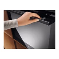 Встраиваемый духовой шкаф ELECTROLUX/ Электрический духовой шкаф с конвекцией, приготовление на пару, объем 65 л, 8 режимов, очистка каталитическая, 2 стекла в дверце, направляющие проволочные, черный цвет - фото 6