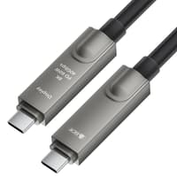 GCR PRO Кабель AOC Type-C 5.0m оптический 8K60Hz, 40Gbps, PD 60W, M/M, черный - фото 1