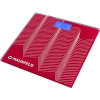 Напольные весы MAUNFELD/ Напольные весы MAUNFELD, индикация заряда батареи, индикация перегрузки, предел взвешивания 180 кг, точность измерения 100/50 г, материал платформы стекло, цвет красный - фото 1