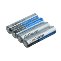 Батарейка AAA/ Батарейка GoPower LR03 AAA Shrink 4 Alkaline 1.5V (4/20/640) коробка (20 шт.) - фото 4