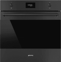 Встраиваемая электрическая духовка SMEG/ Многофункциональный духовой шкаф, 60 см, 10 функций, цвет чёрный матовый - фото 1