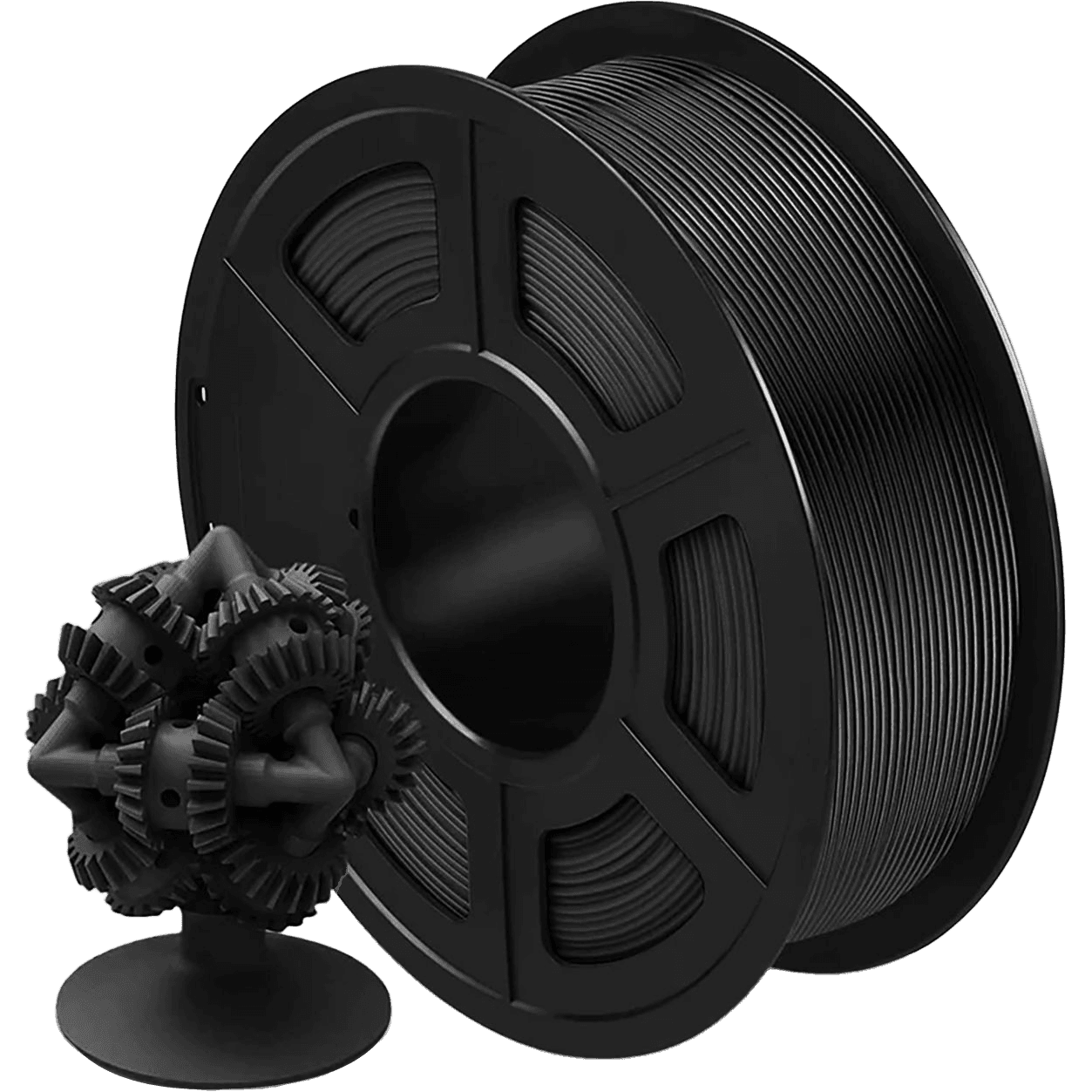 -/ Филамент NVPRINT ASA Black для 3D печати диаметр 1.75мм длина 330 метров масса 1 кг