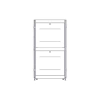 Шкаф Systeme Electric, серия Uniprom, 42U-600/1070, боковые панели 4шт, черный - фото 6