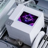 Система жидкостного охлаждения/ Water Cooling System Thermalright Core Matrix 240 Vision (240mm, LED, White, ARGB/ Fans: 2x120mm, 68.9CFM, 28.2dBA, 2000RPM/ Pump height 64.4mm, Rad thickness 27mm/ S: 1700, 1200, 1851, 115X, AM5, AM4) - фото 18
