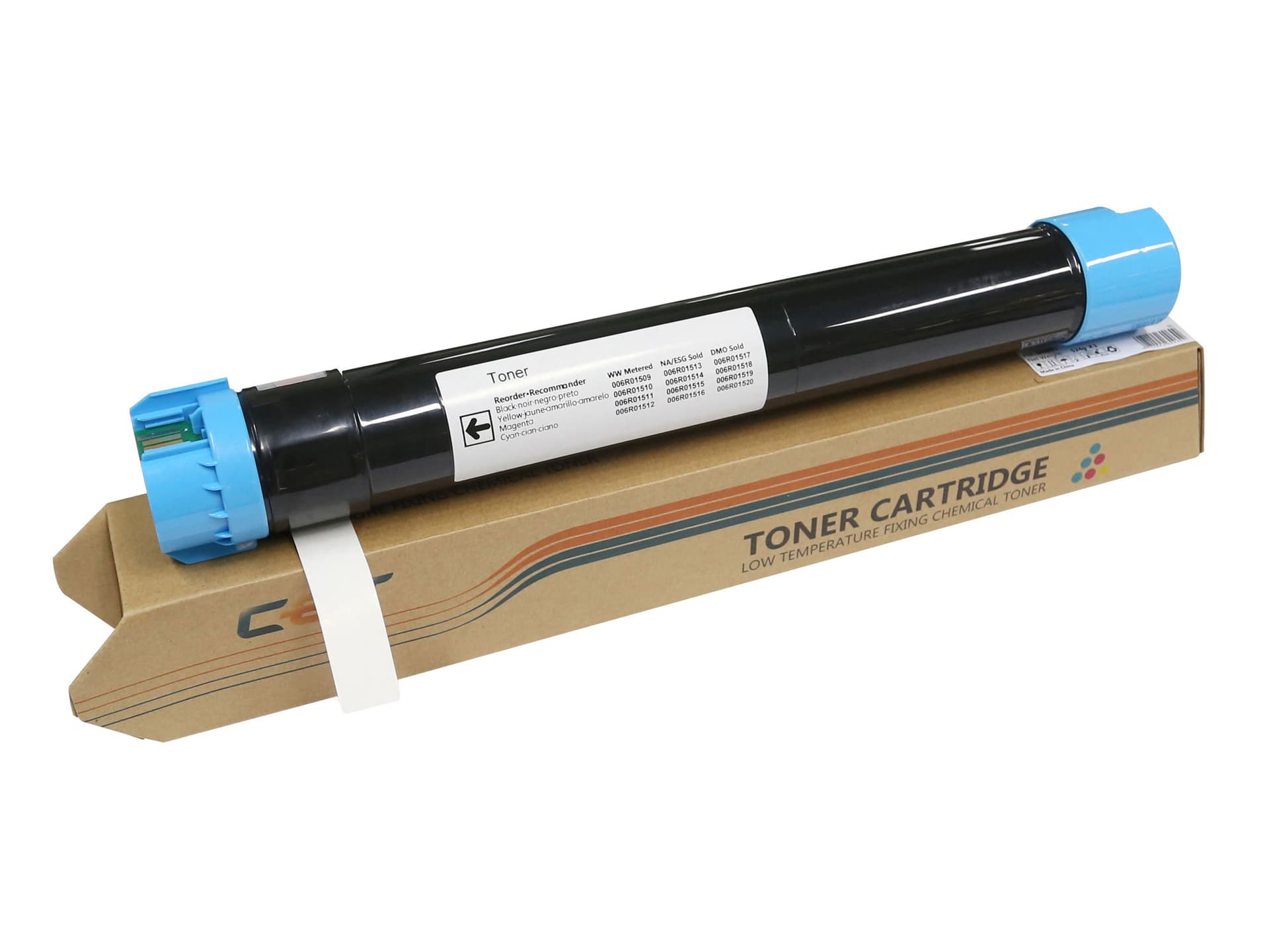 CET CET141210 Тонер-картридж голубой 15000 стр для Xerox WorkCentre 7525/7545/7556/7835/7970