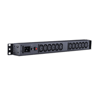 CyberPower PDU20BHVIEC12R PDU 1U type, 16Amp, plug IEC 320 C20, (12) IEC 320 C13 - фото 2