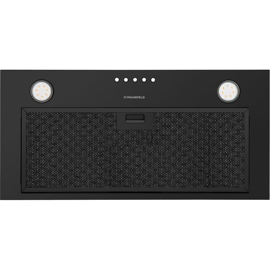 ВЫТЯЖКА MAUNFELD CROSBY POWER 60 BLACK/ Тип: встраиваемая Цвет: черный Управление: кнопочное Ширина, мм: 600 Полная потребляемая мощность, Вт: 350 Количество скоростей: 3 Максимальная производительность, м3/ч: 1050 Диаметр воздуховода, мм: 120 Площадь кухни: до 35 м2 Уровень шума, Дб: 51,5 Освещение, Вт: светодиодное 2х3 В комплекте: инструкция на русском языке В опции:  Фильтр угольный  CF172С-2шт, черная
