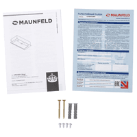 ВЫТЯЖКА MAUNFELD CROSBY SINGL 60 WHITE/ Полновстраиваемая, 60см, 850 м3, кнопочное управление, LED, площадь кухни до 30м2, опция: угольный фильтр CF140C-2шт, белая - фото 26