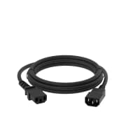 GCR PRO Кабель питания удлинитель черный, 5.0m, С13 - С14, 3*0,75mm, медь - фото 5