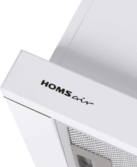 ВЫТЯЖКА HOMSair Flat 50 White/ встраиваемая, кнопочное управление, 2 скорости, 520 м3/ч, до 20 м2, 45 дБ, угольный фильтр CF110 - 1 шт, ШхВхД: 500х176х280 мм, белый цвет - фото 29
