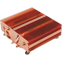 Кулер для процессора/ CPU Cooler Thermalright AXP-90 X53 Full (4-pin PWM, 38mm, Cu/Cu, 4x6mm, 1x92mm, 42.58CFM, 22.4dBA, 2700RPM, S: 1851/1700/1200/115X, AM5/AM4, orange, red) - фото 9