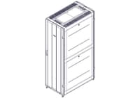 Шкаф Systeme Electric, серия Uniprom, 42U-600/1070, боковые панели 4шт, черный - фото 9