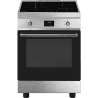 Варочный центр SMEG/ Варочный центр SMEG, 60 см, Classica, индукционная варочная панель, поворотное/сенсорное управление, дисплей, таймер, температура 50-260 градусов, 4 зоны нагрева, объем духовки 79 л, паровая очистка, энергоэффективность А, цвет нержавеющая сталь - фото 2