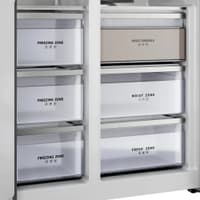 Холодильник Kuppersberg/ KITCHEN RETAIL / Отдельностоящии холодильник Side-by-Side, Габариты (ШxВxГ): 91.1х191.2х60 см, полезный объем хол. камеры: 294 л, электронное управление, Светодиодное освещение, Антибактериальный пластик, система NО FROST, цвет: серебристый - фото 9