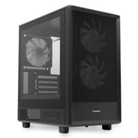 Корпус без блока питания/ Case HSPD M310, Mesh Mini-tower, Black, TG, 0.4 SPCC, 3x120mm ARGB (Orbis F1) mATX, mITX 180/280/160mm 1x2.5", 1x3.5", 4xPCI 2xUSB-A 3.0 452x277x418mm - фото 5