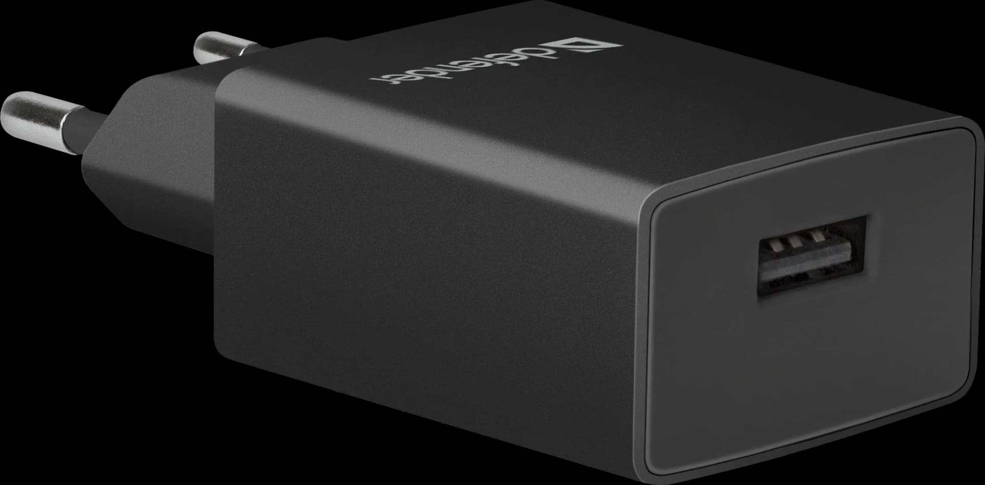 Defender Сетевой адаптер EPA-10 черный, 1xUSB, 5V/2.1А, пакет