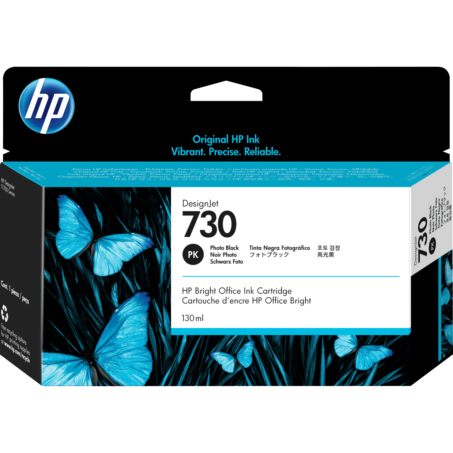 Картридж/ HP 730 130-ml Photo Black DesignJet Ink Cartridge