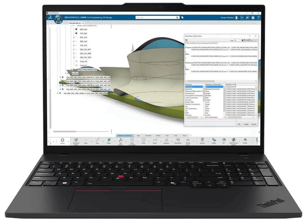 Ноутбук/ Lenovo ThinkPad P16s G4, 16" WQUXGA (3840x2400) Touch OLED, Ryzen AI 7 350, 32GB, 1TB PCIe SSD, AMD Radeon 860M, Wi-Fi 7 MT7925+BT 5.4, Wired Ethernet, 86Wh, BKLT KB ENG, No OS, 1Y