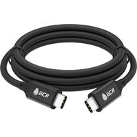 GCR PRO Кабель USB 3.1 (USB 3.2 Gen 2) Type C-С, 2.0m, 100W/20V/5A, M/M, медь, 10 Гбит/с, 4K, черный, AL сase, экран, армирование - фото 4