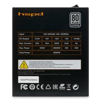 HSPD Блок питания HSI-3000PF-BK 3000Вт 80 PLUS Platinum ATX 3.1 - фото 6