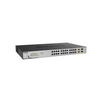 Коммутатор/ DGS-1026MP Unmanaged Switch 24x1000Base-T PoE, 2xCombo 1000Base-T/SFP, PoE Budget 370W, metal case - фото 2