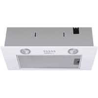 ВЫТЯЖКА HOMSair Camelia Power 60 White/ полновстраиваемая, кнопочное управление, 3 скорости, 580 м3/ч, до 30 м2, 52 дБ, светодиодное LED-освещение, угольный фильтр CF02X 1 шт., ШхВхД: 650х172х260 мм, белый цвет - фото 6