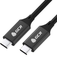 GCR PRO Кабель USB 3.1 (USB 3.2 Gen 2) Type C-С, 2.0m, 100W/20V/5A, M/M, медь, 10 Гбит/с, 4K, черный, AL сase, экран, армирование - фото 1
