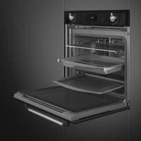 Встраиваемая электрическая духовка SMEG/ SMEG SOP6900TN Многофункциональный духовой шкаф c пиролизом, 60 см, 9 функций, цвет чёрный - фото 8