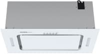 ВЫТЯЖКА HOMSair CROСUS PUSH 52 Glass White/ полновстраиваемая, кнопочное управление, 3 скорости, 850 м3/ч, до 30 м2, 53 дБ, угольный фильтр CF02X - 2 шт, ШхВхД: 518х191х290 мм, белый цвет - фото 3